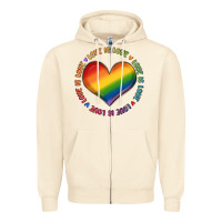Sandshell love is love Zipper Hoodie - MaliasSmallBusiness