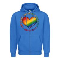True Royal love is love Zipper Hoodie - MaliasSmallBusiness