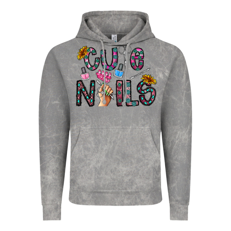 Cute Nails Vintage Hoodie by CowhideDigitalArt | Teevron