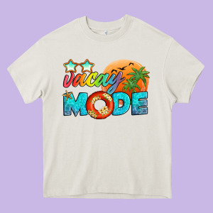 Vacay Mode Heavy Core Tee Designed By Artiststas