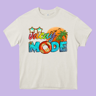 Vacay Mode Heavy Core Tee Designed By Artiststas