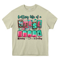 Mossy battery life of a nurse Heavy Core Tee - RanaPortraitStore