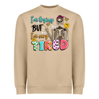 Mushroom im trying but im very tired Heavyweight Sweatshirt - Artiststas