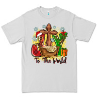 Dove Grey joy to the world Premium Tee - Zillion Design Studio