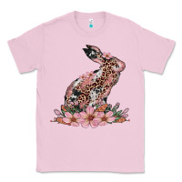 Bubblegum Pink bunny with blossom flower Classic Tee - Artiststas
