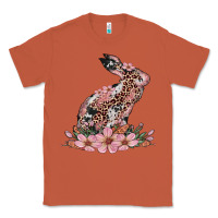 Copper bunny with blossom flower Classic Tee - Artiststas