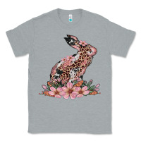 Heather Grey bunny with blossom flower Classic Tee - Artiststas