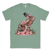 Sage bunny with blossom flower Classic Tee - Artiststas