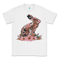 White bunny with blossom flower Classic Tee - Artiststas