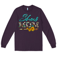 Plum show mom aztec cowhide sunflower and arrow Long Sleeve Tee - Artiststas