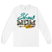 White show mom aztec cowhide sunflower and arrow Long Sleeve Tee - Artiststas