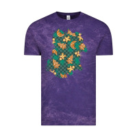 Cloud Purple christmas gingerbread cookies patch Vintage Tee - BundleAndBundleShop