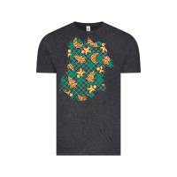 Vintage Black christmas gingerbread cookies patch Vintage Tee - BundleAndBundleShop