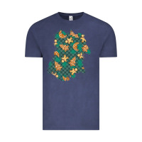 Vintage Denim christmas gingerbread cookies patch Vintage Tee - BundleAndBundleShop