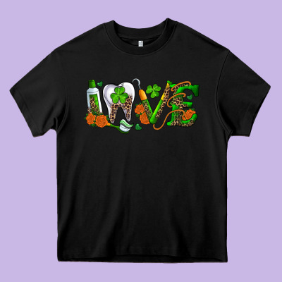 Heavy Core Tee dental love st patricks day