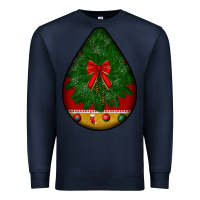 Navy christmas teardrop Premium Sweatshirt - BundleAndBundleShop