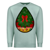 Seafoam christmas teardrop Premium Sweatshirt - BundleAndBundleShop