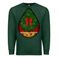 Sports Green christmas teardrop Premium Sweatshirt - BundleAndBundleShop