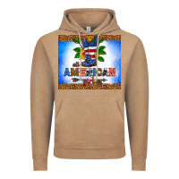 Vintage Coffee all American girl Vintage Hoodie - HRA Design Shop