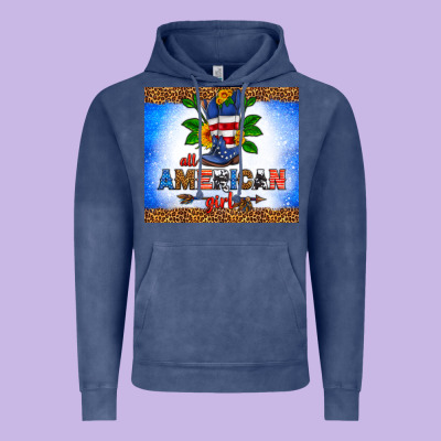 All American Girl Vintage Hoodie Designed By Hra Design Shop
