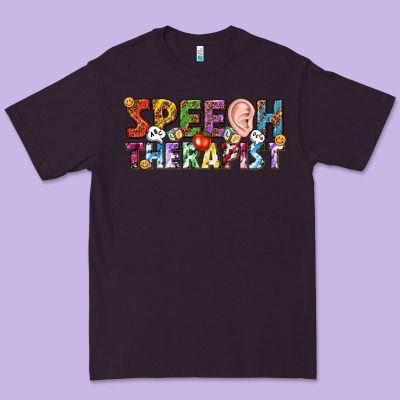 Speech Therapist Premium Tee Designed By Texasbilliewilder