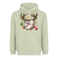 Matcha Baseball Horn Christmas Heavyweight Hoodie - BundleAndBundleShop