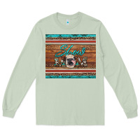 Matcha show mom aztec cowhide leopard heifer Long Sleeve Tee - Artiststas