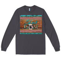 Smoke show mom aztec cowhide leopard heifer Long Sleeve Tee - Artiststas