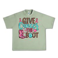 Oil Green give cancer the boot Urban Heavy Tee - JahusDesignShop