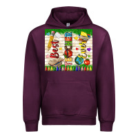 Mauve Wine best teacher ever Urban Hoodie - TumblerDesignByShophia