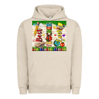 Pigment French Oak best teacher ever Urban Hoodie - TumblerDesignByShophia