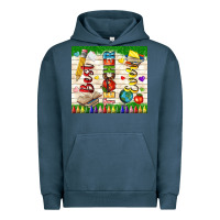 Pigment Midnight Navy best teacher ever Urban Hoodie - TumblerDesignByShophia