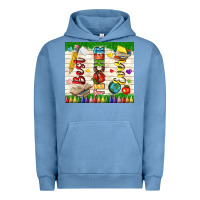 Pigment Pebble Blue best teacher ever Urban Hoodie - TumblerDesignByShophia