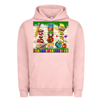 Pigment Salmon best teacher ever Urban Hoodie - TumblerDesignByShophia