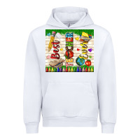 White best teacher ever Urban Hoodie - TumblerDesignByShophia