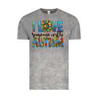 Cloud Rock ı love someone with autism Vintage Tee - AdoDesignShop