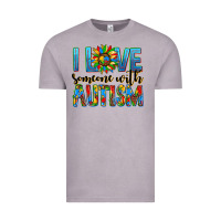 Vintage Zinc ı love someone with autism Vintage Tee - AdoDesignShop