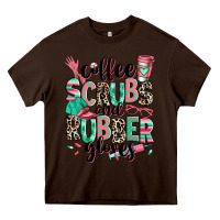 Chocolate Brown coffee scrubs and rubber gloves Heavy Core Tee - RanaPortraitStore