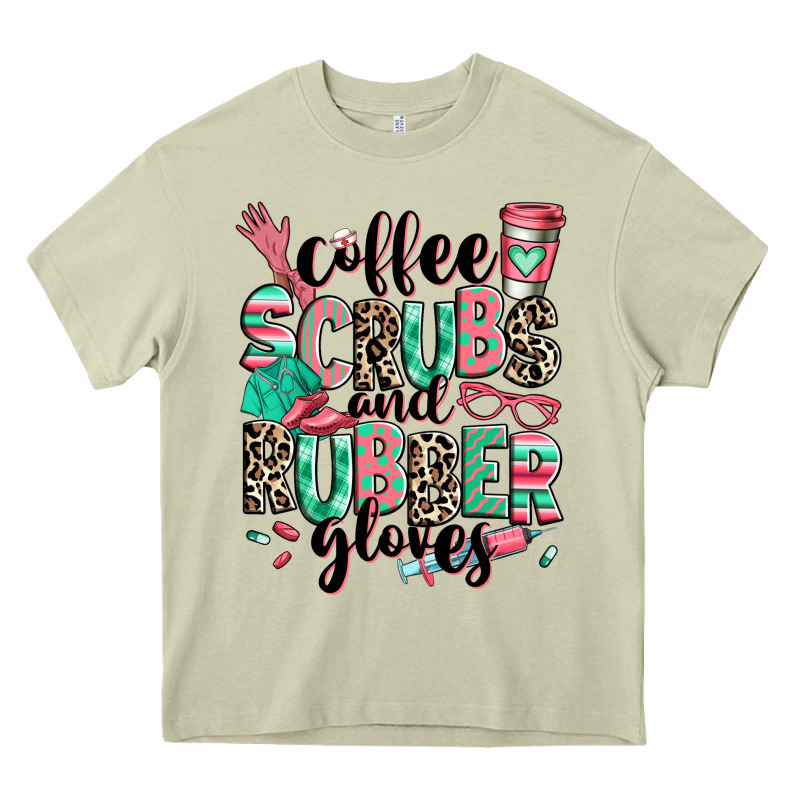 Coffee Scrubs And Rubber Gloves Heavy Core Tee by RanaPortraitStore | Teevron