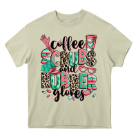 Mossy coffee scrubs and rubber gloves Heavy Core Tee - RanaPortraitStore