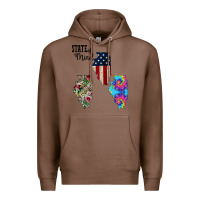 Chestnut Im in a Fishing State of Mind Illinois Premium Hoodie - Bettercallsaul
