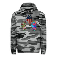 Slate Camo Im in a Fishing State of Mind Illinois Premium Hoodie - Bettercallsaul