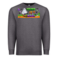 Charcoal Heather creep it real libbey glass Premium Sweatshirt - BundleAndBundleShop