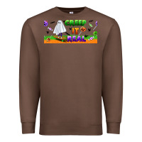 Chestnut creep it real libbey glass Premium Sweatshirt - BundleAndBundleShop