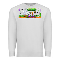 Dove Grey creep it real libbey glass Premium Sweatshirt - BundleAndBundleShop