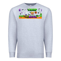 Heather Grey creep it real libbey glass Premium Sweatshirt - BundleAndBundleShop