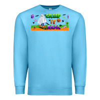 Ocean Blue creep it real libbey glass Premium Sweatshirt - BundleAndBundleShop
