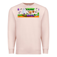 Pale Pink creep it real libbey glass Premium Sweatshirt - BundleAndBundleShop