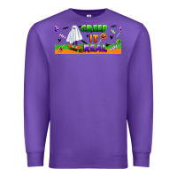 Purple creep it real libbey glass Premium Sweatshirt - BundleAndBundleShop