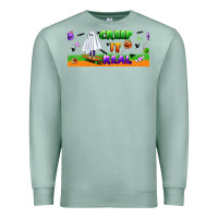 Seafoam creep it real libbey glass Premium Sweatshirt - BundleAndBundleShop